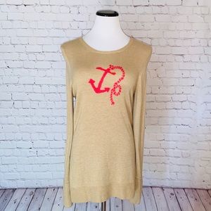 {Lilly Pulitzer} Anchor Sweater Sz L